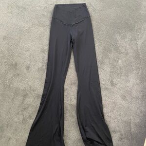 Aerie Black High-Rise Flare Leggings